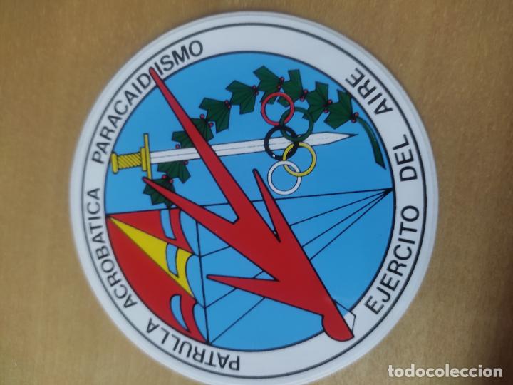 Pegatinas de colecci&oacute;n: PATRULLA ACROBATICA PARACAIDISMO _____ ADHESIVO PEGATINA 9 CM ALTO MILITAR AVIACION EJERCITO AIRE
