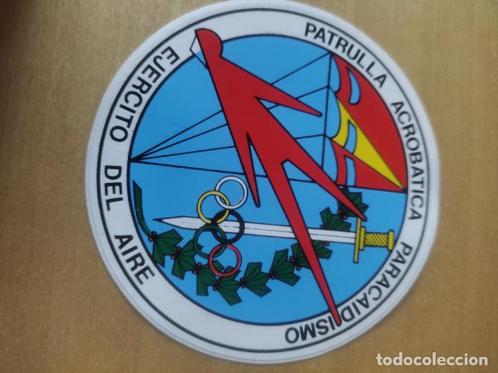 Pegatinas de colecci&oacute;n: PATRULLA ACROBATICA PARACAIDISMO _______ ADHESIVO PEGATINA 9 CM ALTO MILITAR AVIACION EJERCITO AIRE