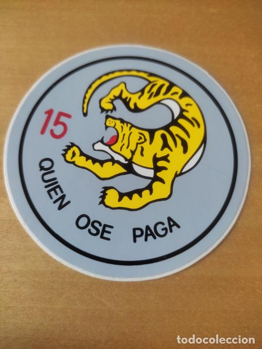 Pegatinas de colecci&oacute;n: ESCUADRON ALA 151 ______ ADHESIVO PEGATINA 9 CM ALTO MILITAR AVIACION EJERCITO AIRE QUIEN OSE PAGA