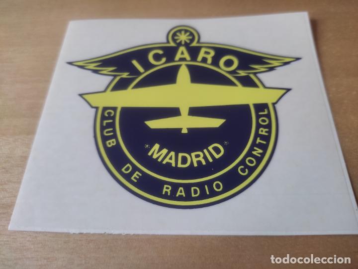 Autocolantes de cole&ccedil;&atilde;o: ICARO CLUB RADIO CONTROL ++++++ ADHESIVO PEGATINA 10 X 9 CM RETRO