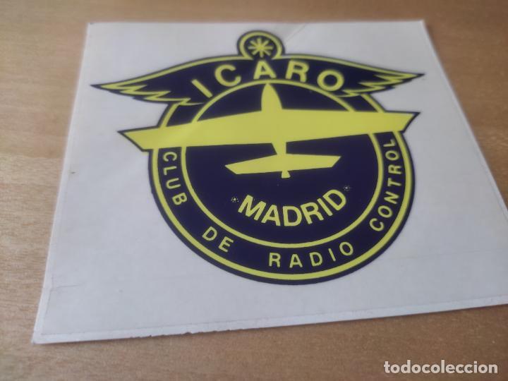 Autocolantes de cole&ccedil;&atilde;o: ICARO CLUB RADIO CONTROL ++_____++ ADHESIVO PEGATINA 10 X 9 CM RETRO