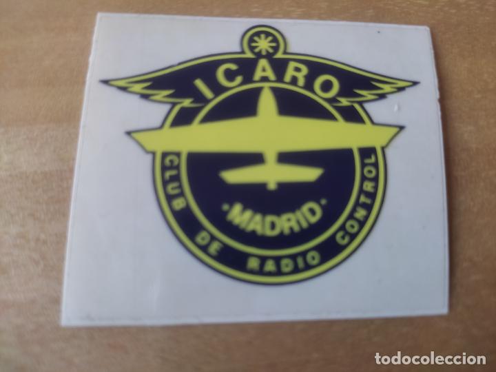 Collection stickers: ICARO CLUB RADIO CONTROL * ADHESIVO PEGATINA 5 X 4 CM RETRO
