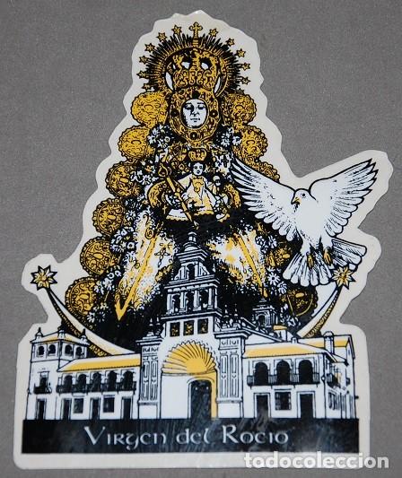 Pegatinas de colecci&oacute;n: PEGATINA DE VINILO NUESTRA SE&Ntilde;ORA DEL ROCIO - Foto 1