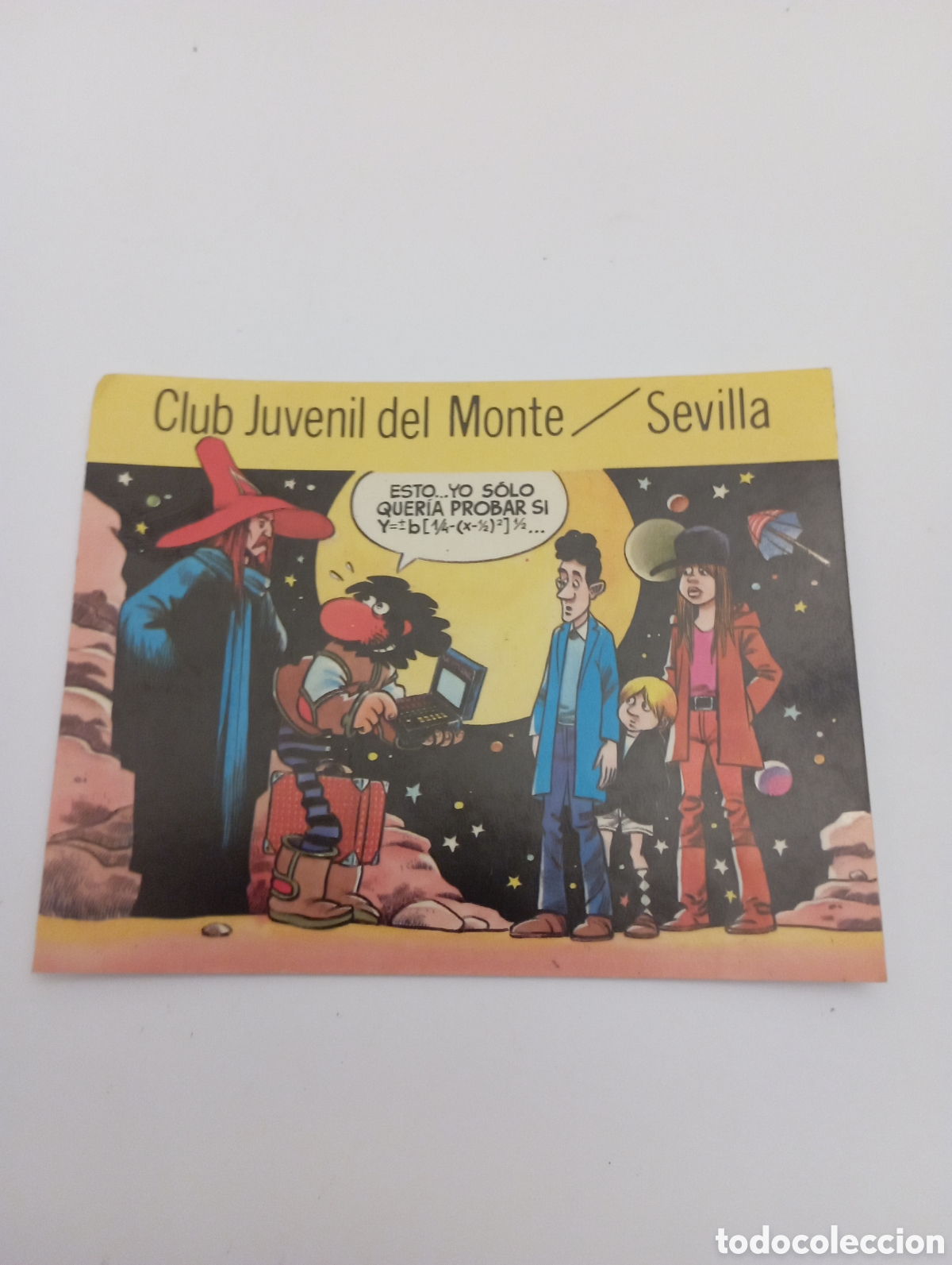 Pegatinas de colecci&oacute;n: PEGATINA PROMOCIONAL CLUB JUVENIL DEL MONTE SEVILLA A&Ntilde;OS 80