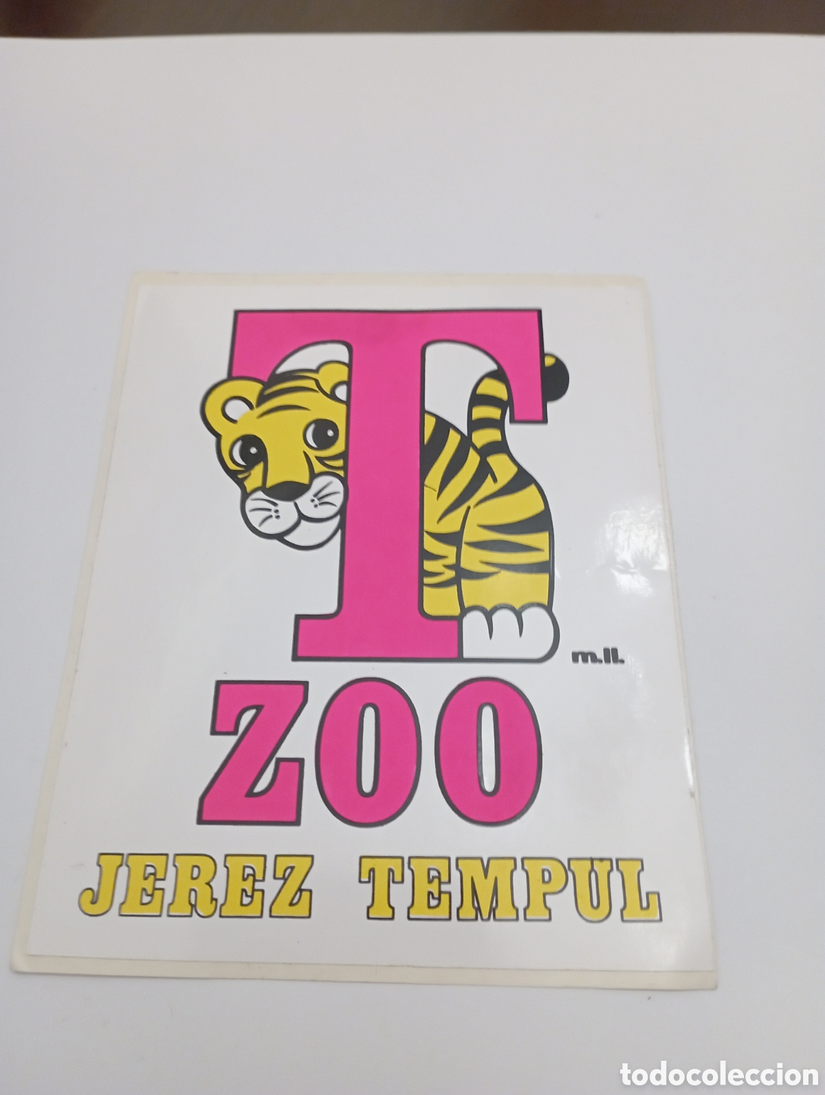 Pegatinas de colecci&oacute;n: PEGATINA PROMOCIONAL ZOO JEREZ TEMPUL