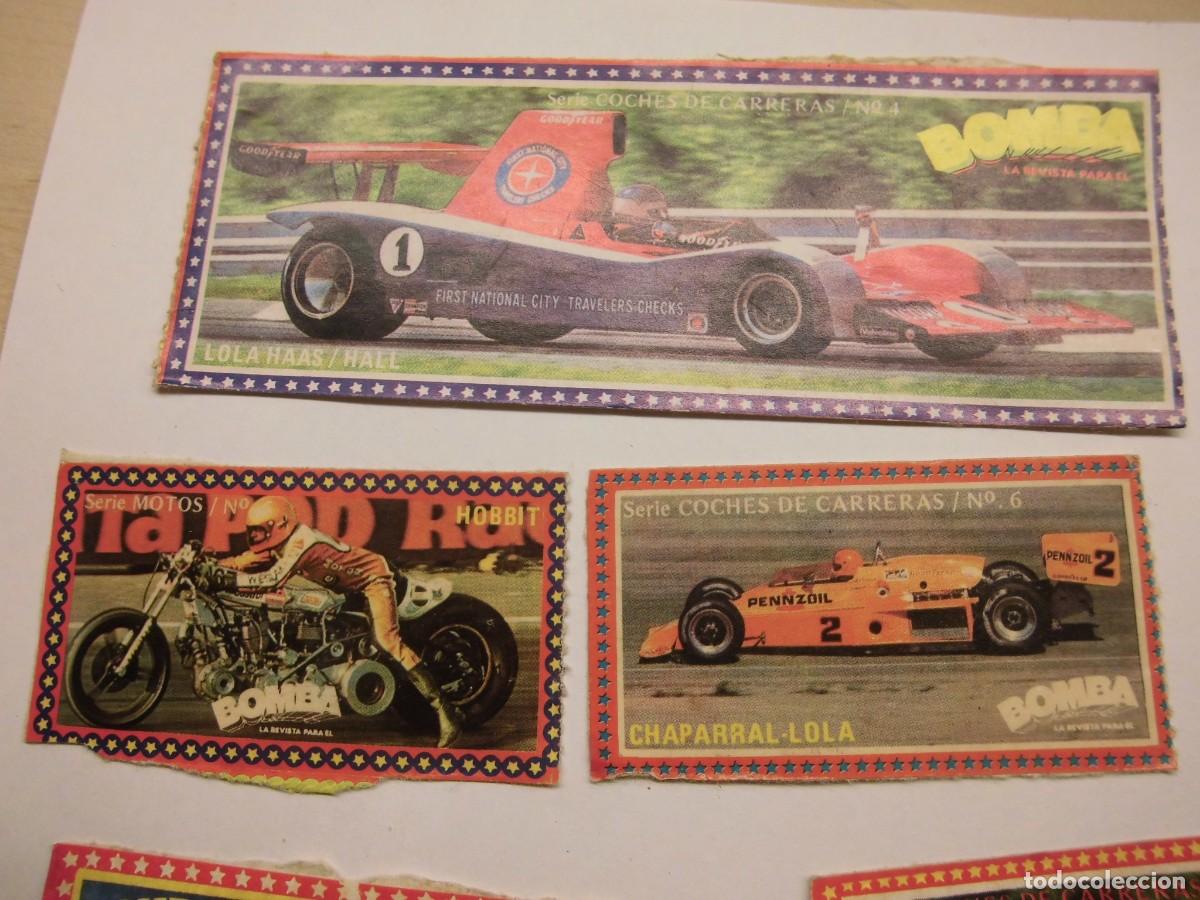 Autocollants de collection: Pegatinas revista BOMBA