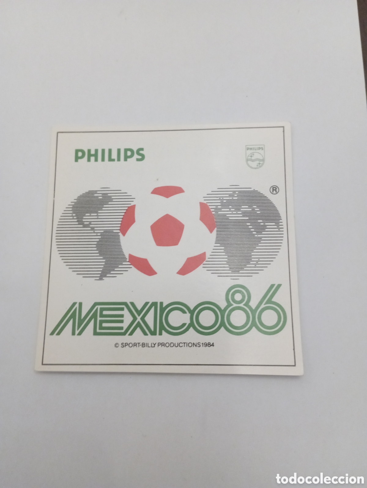 Pegatinas de colecci&oacute;n: PEGATINA PROMOCIONAL PROPAGANDA MUNDIAL FUTBOL MEXICO 1986 PHILIPS