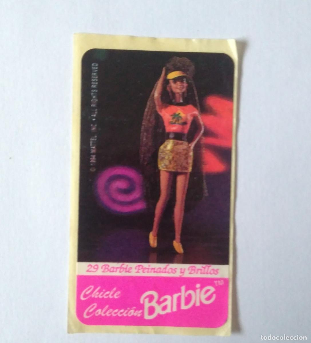 Pegatinas de colecci&oacute;n: cromo chicle barbie coleccion barbi sticker chicles pegatina 1994 29 peinados brillos