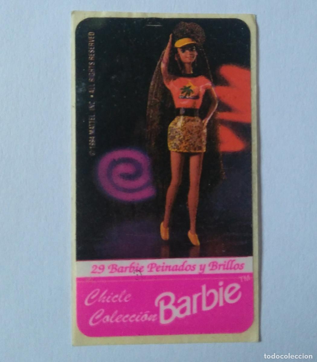 Pegatinas de colecci&oacute;n: cromo chicle barbie coleccion barbi sticker chicles pegatina 1994 29 peinados brillos