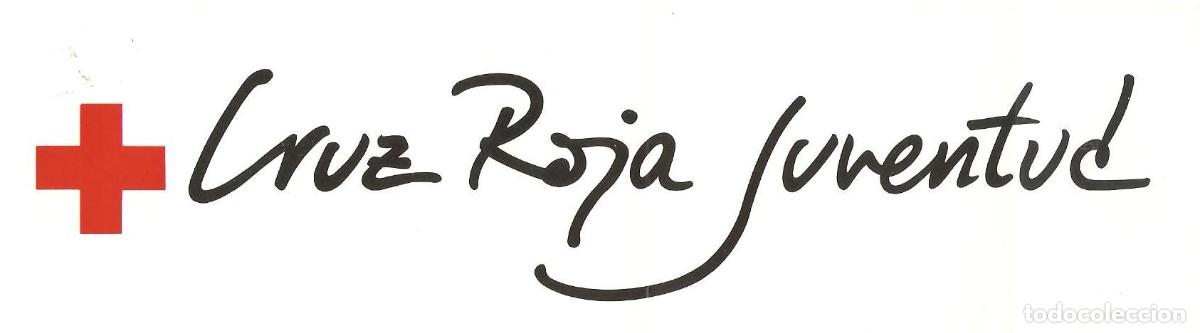 Autocolantes de cole&ccedil;&atilde;o: PEGATINA - ADHESIVO - CRUZ ROJA - JUVENTUD (22 x 6 cms)