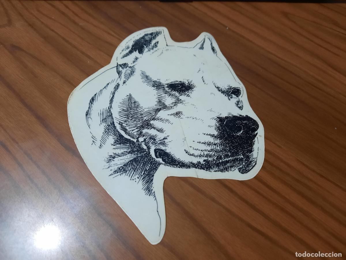 Pegatinas de colecci&oacute;n: PERRO. PEGATINA. GRAN TAMA&Ntilde;O. DIFICIL SIN USAR