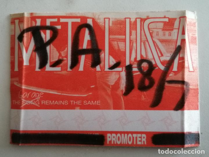 Pegatinas de colecci&oacute;n: PEGATINA METALLICA, THE GARAGE REMAINS THE SAME