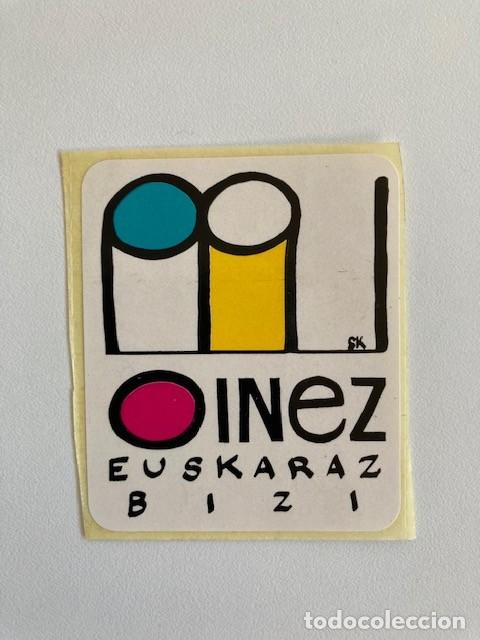 Adesivi di collezione: PEGATINA OINEZ EUSKARAZ BIZI