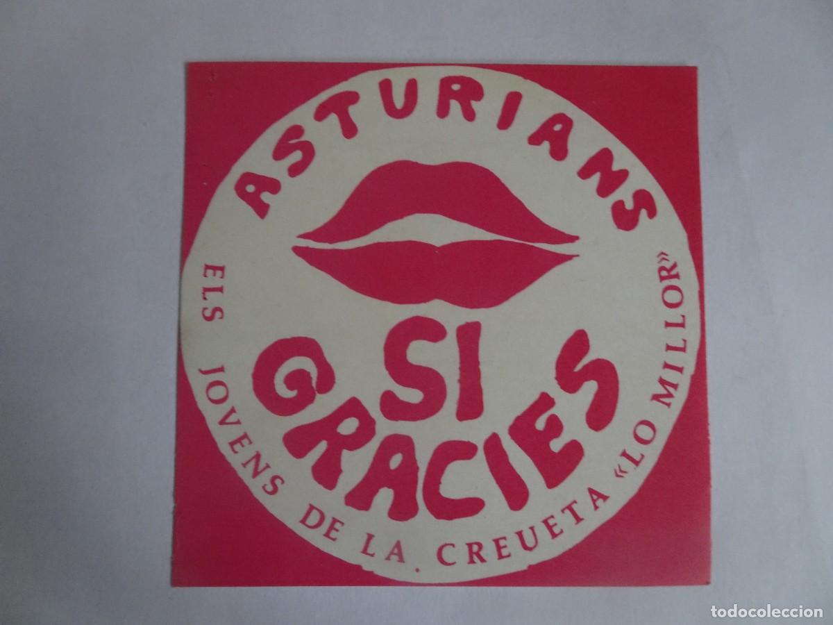 Collection stickers: PEGATINA, ADHESIVO, ASTURIANS SI GRACIES , VER FOTOS