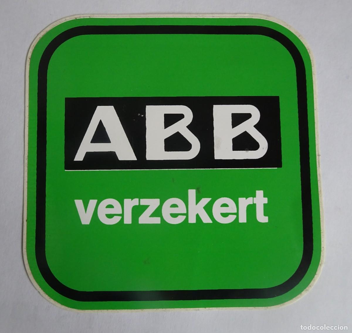Collection stickers: PEGATINA, ADHESIVO, ABB, COMPA&Ntilde;&Iacute;A SEGUROS DE B&Eacute;LGICA, VER FOTOS