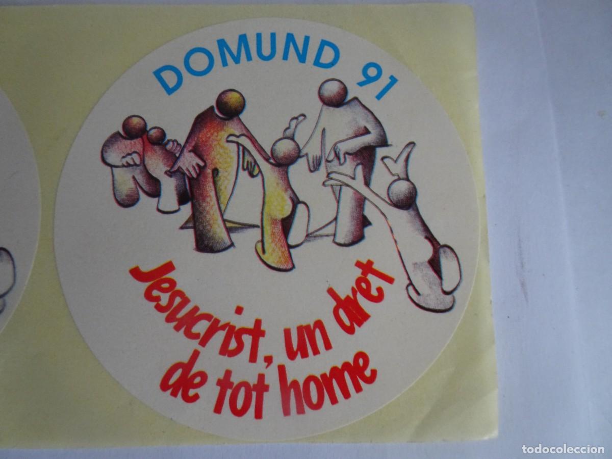 Collection stickers: PEGATINA, ADHESIVO, DOMUND 91, VER FOTOS