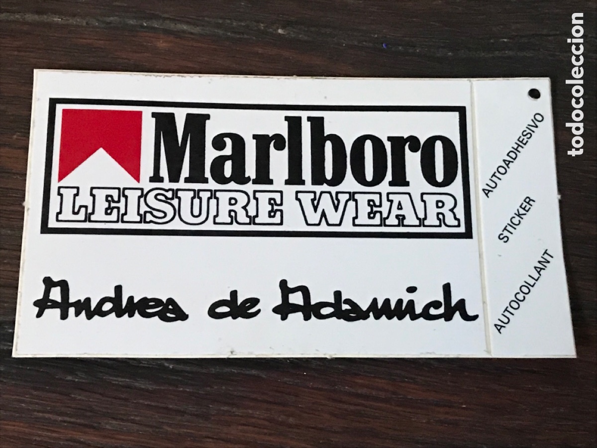 Pegatinas de colecci&oacute;n: Adhesivo Marlboro Ref DC 2 - Foto 1