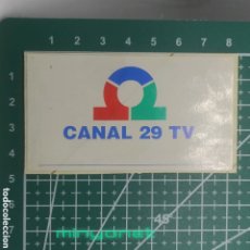 Pegatinas de colección: PEGATINA CANAL 29 TV. Lote 380513544