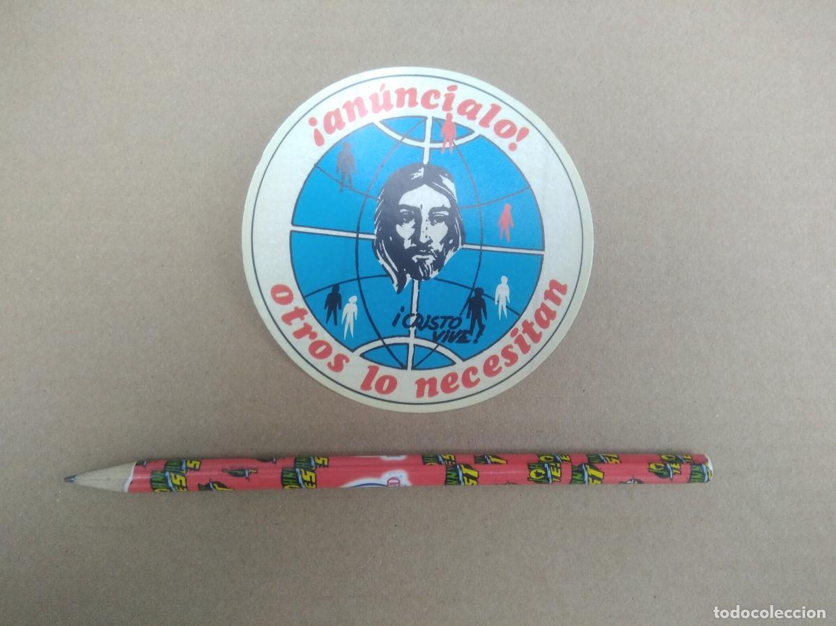 Pegatinas de colecci&oacute;n: Pegatina Religiosa cristo - Foto 2