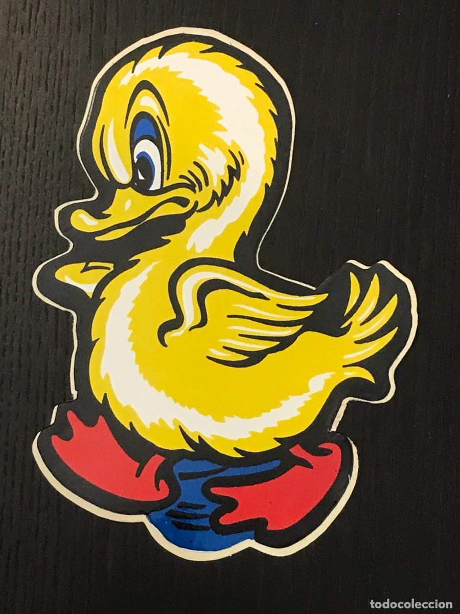 Pegatinas de colecci&oacute;n: PATO PATITO FEO - ANTIGUA PEGATINA ADHESIVO - GRANDE 12x16cm.