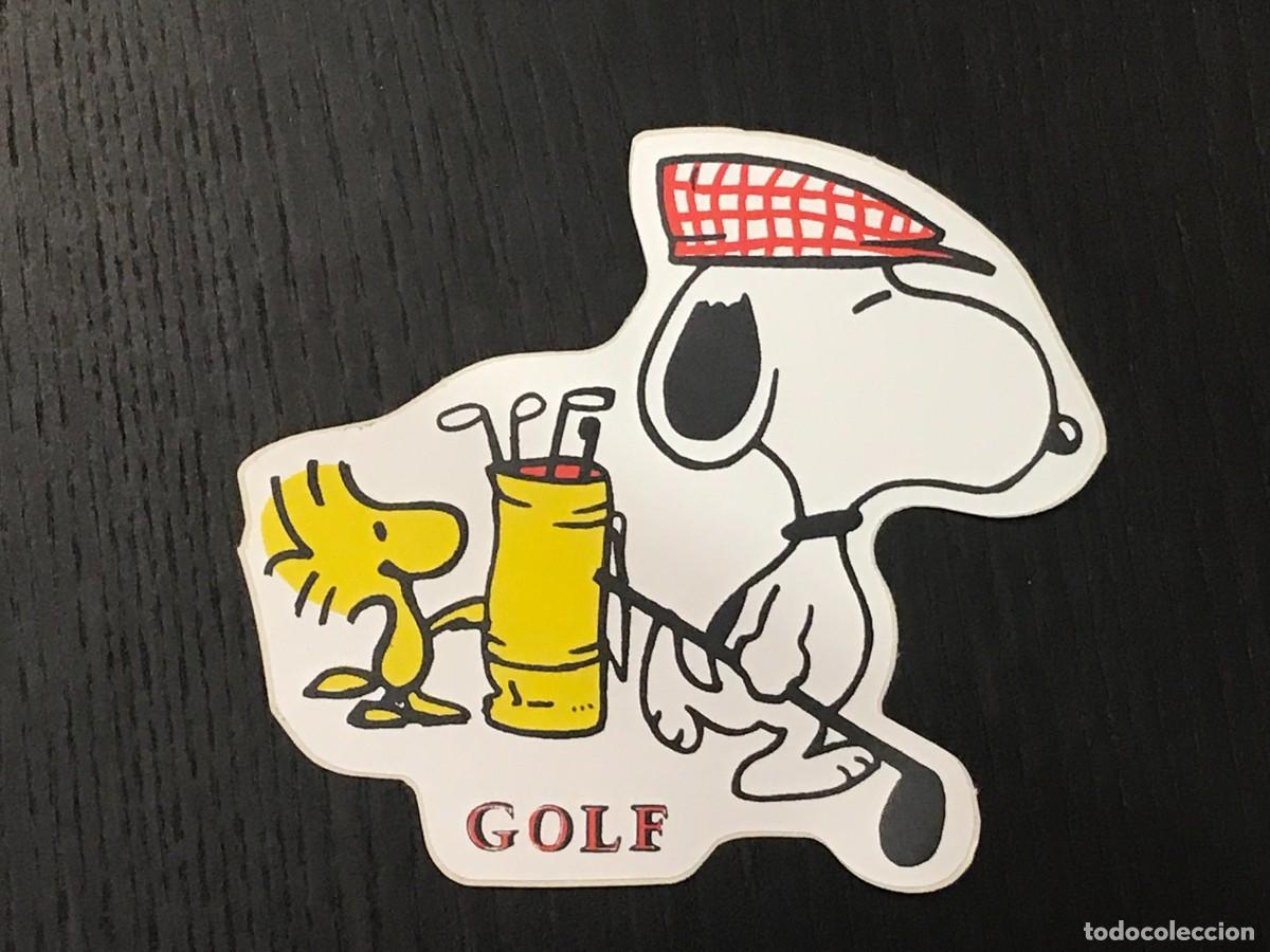 Pegatinas de colecci&oacute;n: SNOOPY GOLF GOLFISTA DEPORTE DEPORTES - ANTIGUA PEGATINA ADHESIVO