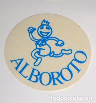 Sammlung von Aufklebern: ALBOROTO VALENCIA ADHESIVO AZUL 9,5 CM A&Ntilde;OS 80-90