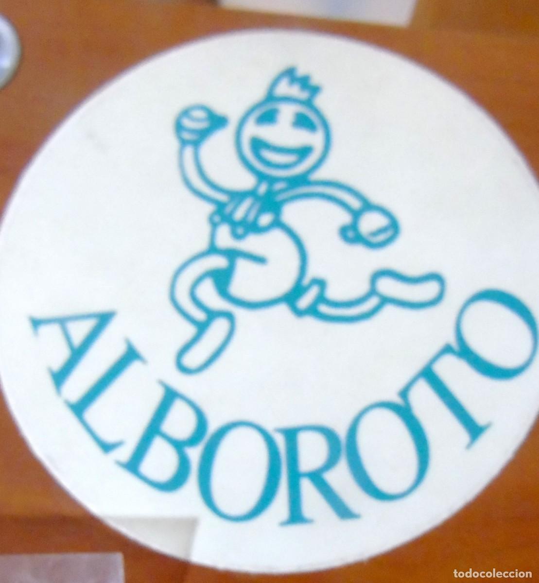 Sammlung von Aufklebern: ALBOROTO VALENCIA ADHESIVO VERDE 9,5 CM A&Ntilde;OS 80-90