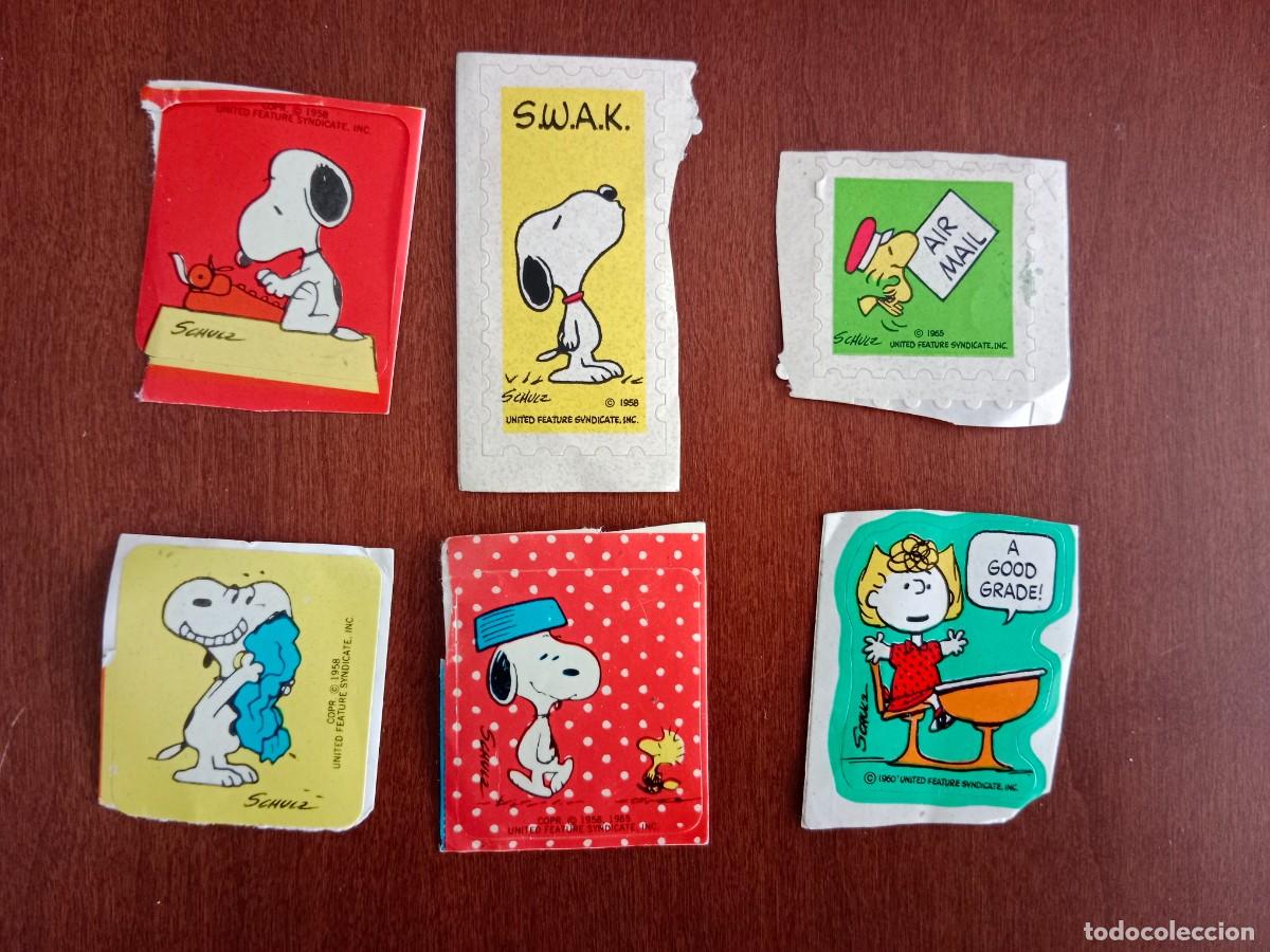 Pegatinas de colecci&oacute;n: PEGATINA / ADHESIVO - VARIOS SNOOPY - A&Ntilde;OS 80/90 - SIN PEGAR