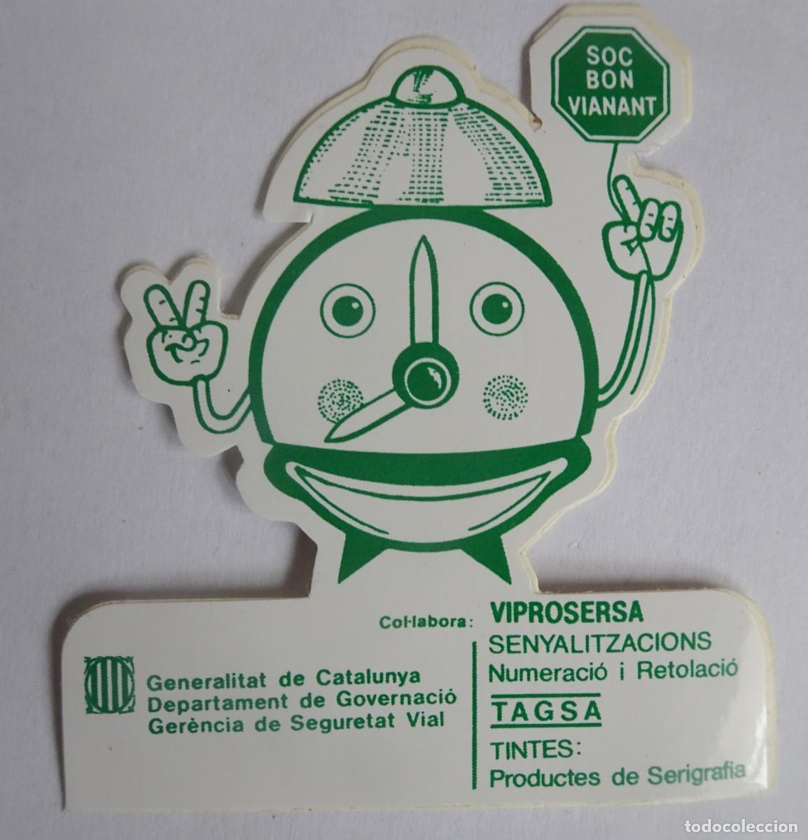 Pegatinas de colecci&oacute;n: ADHESIVO, PEGATINA, SEGURETAT VIAL GENERALITAT , VER FOTOS