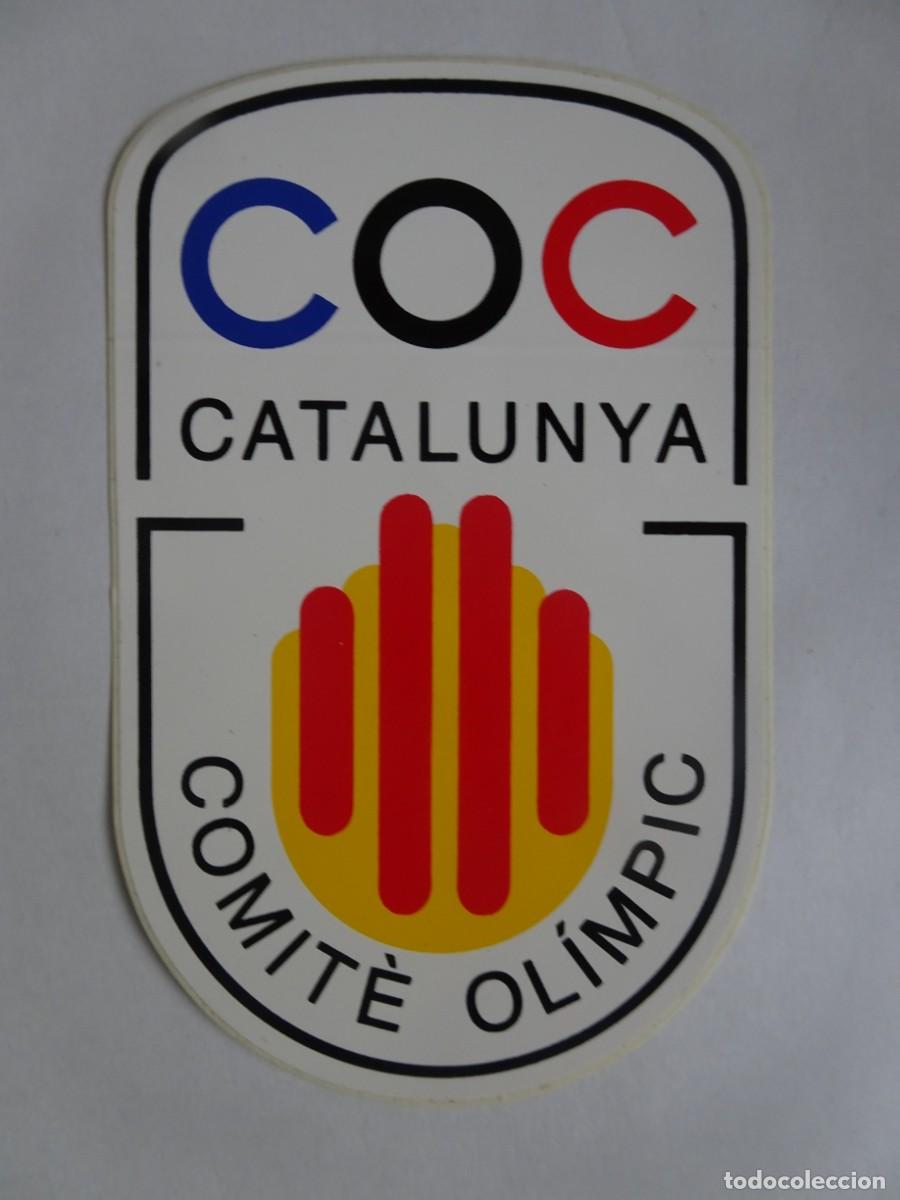 Pegatinas de colecci&oacute;n: ADHESIVO, PEGATINA, COC COMIT&Egrave; OL&Iacute;MPIC CATALUNYA , OLIMPIADAS BARCELONA 92 ,VER FOTOS
