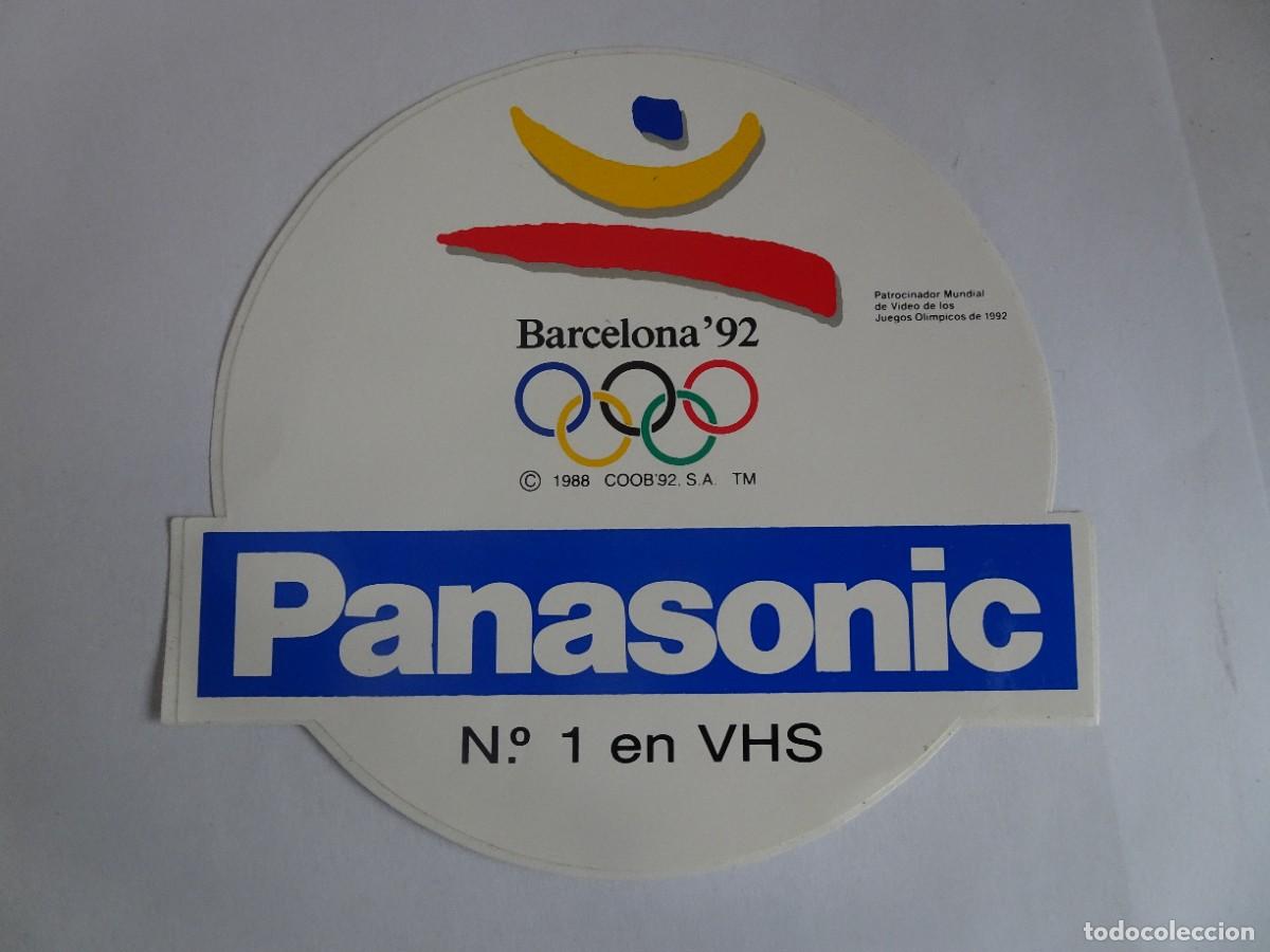 Pegatinas de colecci&oacute;n: ADHESIVO, PEGATINA, PANASONIC ,JUEGOS OL&Iacute;MPICOS, OLIMPIADAS BARCELONA 92 ,VER FOTOS