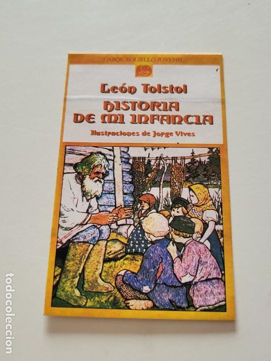 Pegatinas de colecci&oacute;n: PEGATINA ENGANXINA LABOR LEON TOLSTOI HISTORIA DE MI INFANCIA