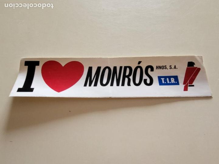 Autocollants de collection: PEGATINA ENGANXINA MARCA MONR&Oacute;S