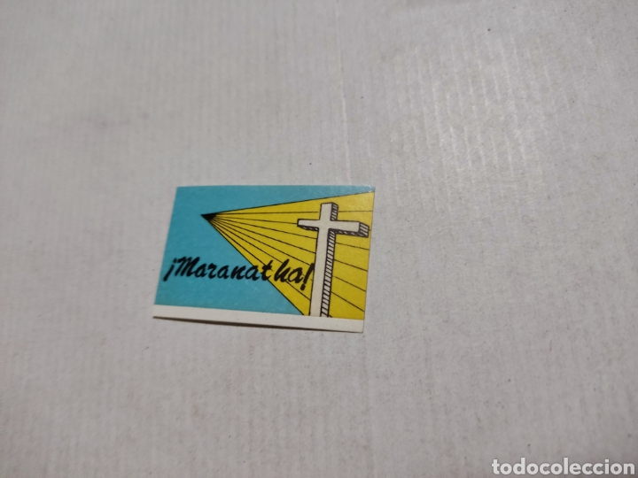 Pegatinas de colecci&oacute;n: Pegatina religiosa maranat - Foto 1