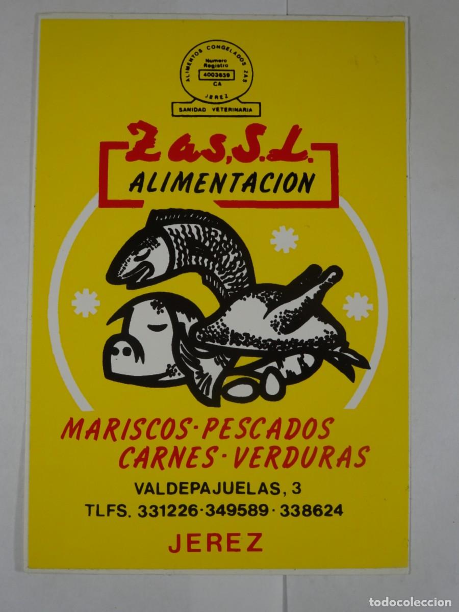 Autocolantes de cole&ccedil;&atilde;o: PEGATINA ADHESIVO, PUBLICIDAD, ZAS S.L. ALIMENTACI&Oacute;N, JEREZ, VER FOTOS