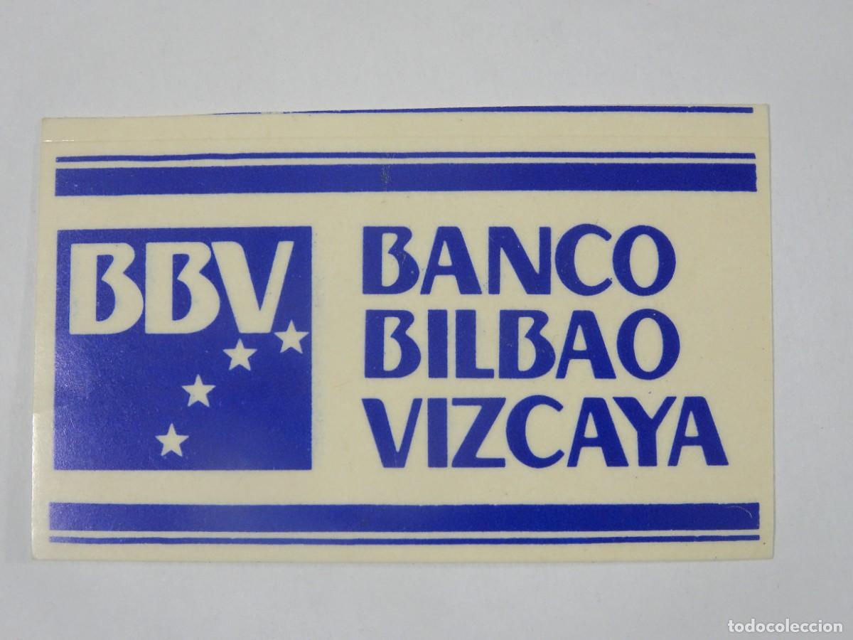 Pegatinas de colecci&oacute;n: PEGATINA ADHESIVO, PUBLICIDAD, BANCO BILBAO VIZCAYA, VER FOTOS