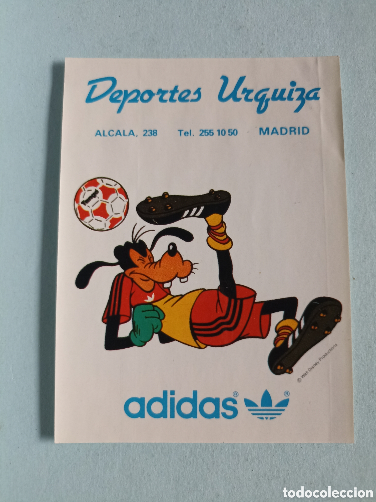 Pegatinas de colecci&oacute;n: Pegatina Deportes Urquiza Madrid Adidas - F&uacute;tbol