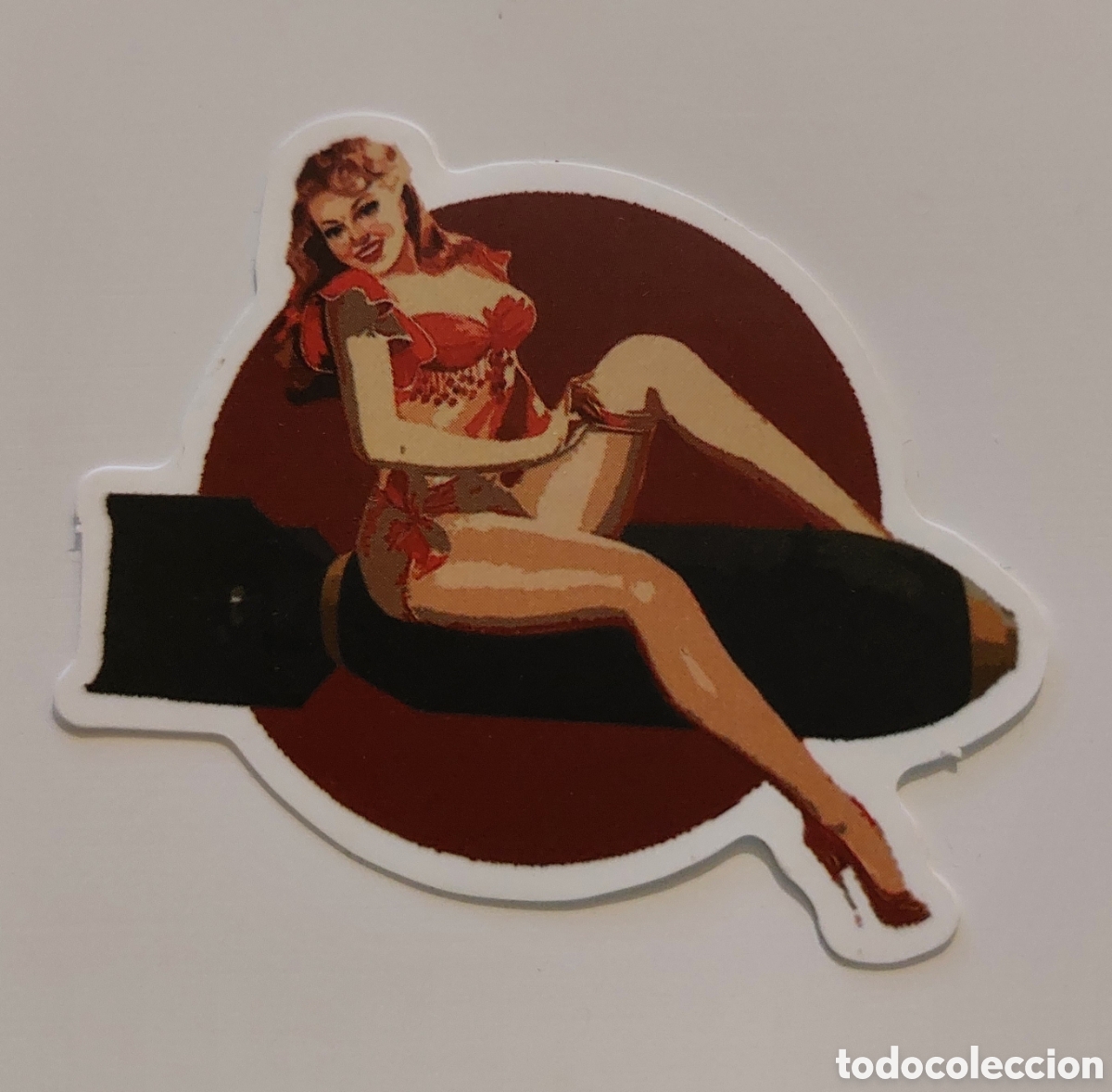 Pegatinas de colecci&oacute;n: Pegatina chica pin up