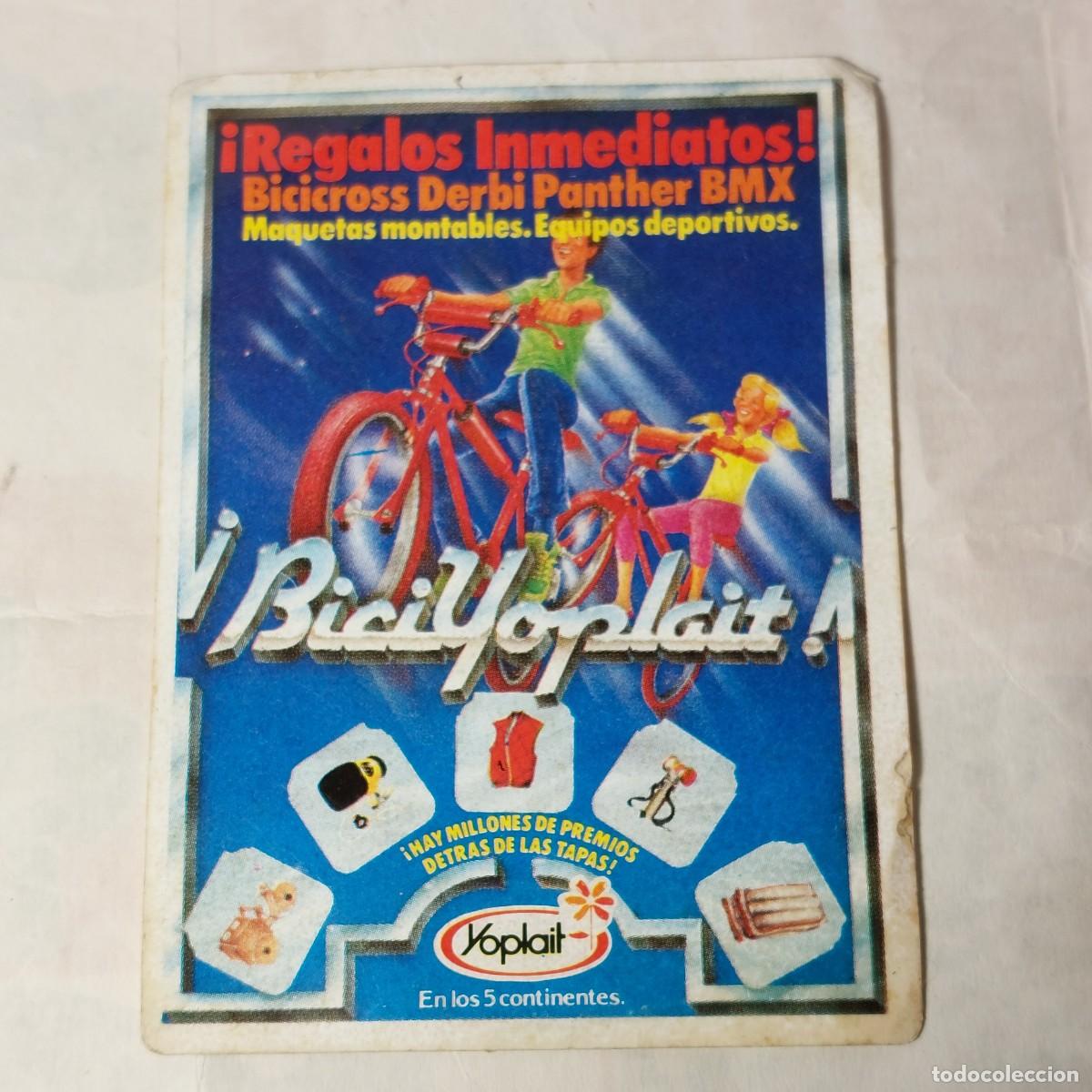 Pegatinas de colecci&oacute;n: YOPLAIT : ANTIGUA PEGATINA CROMO PROMOCION DE YOPLAIT - BICIYOPLAIT - A&Ntilde;OS 80 SIN PEGAR