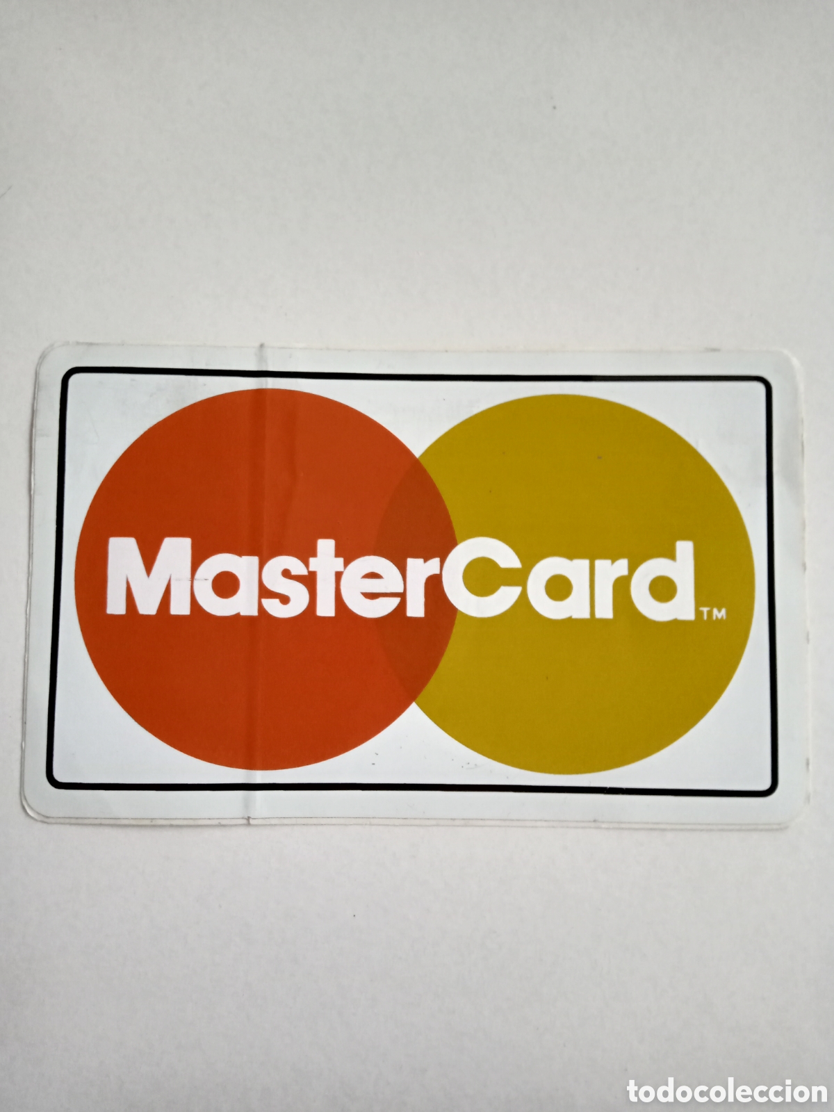 Pegatinas de colecci&oacute;n: Pegatina MasterCard 152x93mm