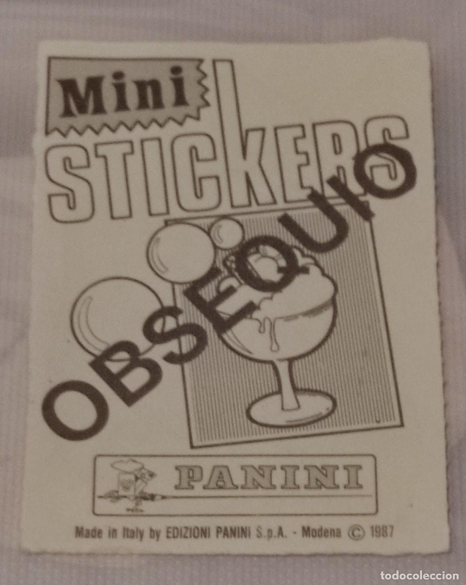 Pegatinas de colecci&oacute;n: Pegatina Mini Stickers PANINI 1987 - Foto 2