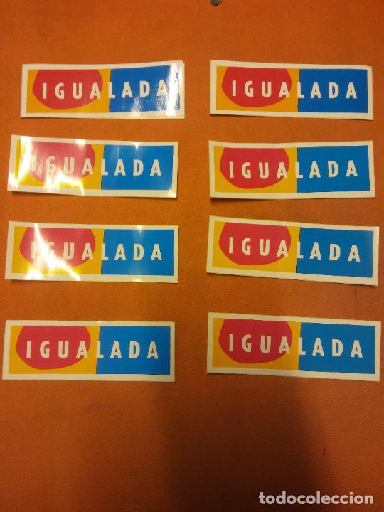 Collection stickers: PEGATINAS. IGUALADA. MEDIDAS 10,5*3,5 CM.