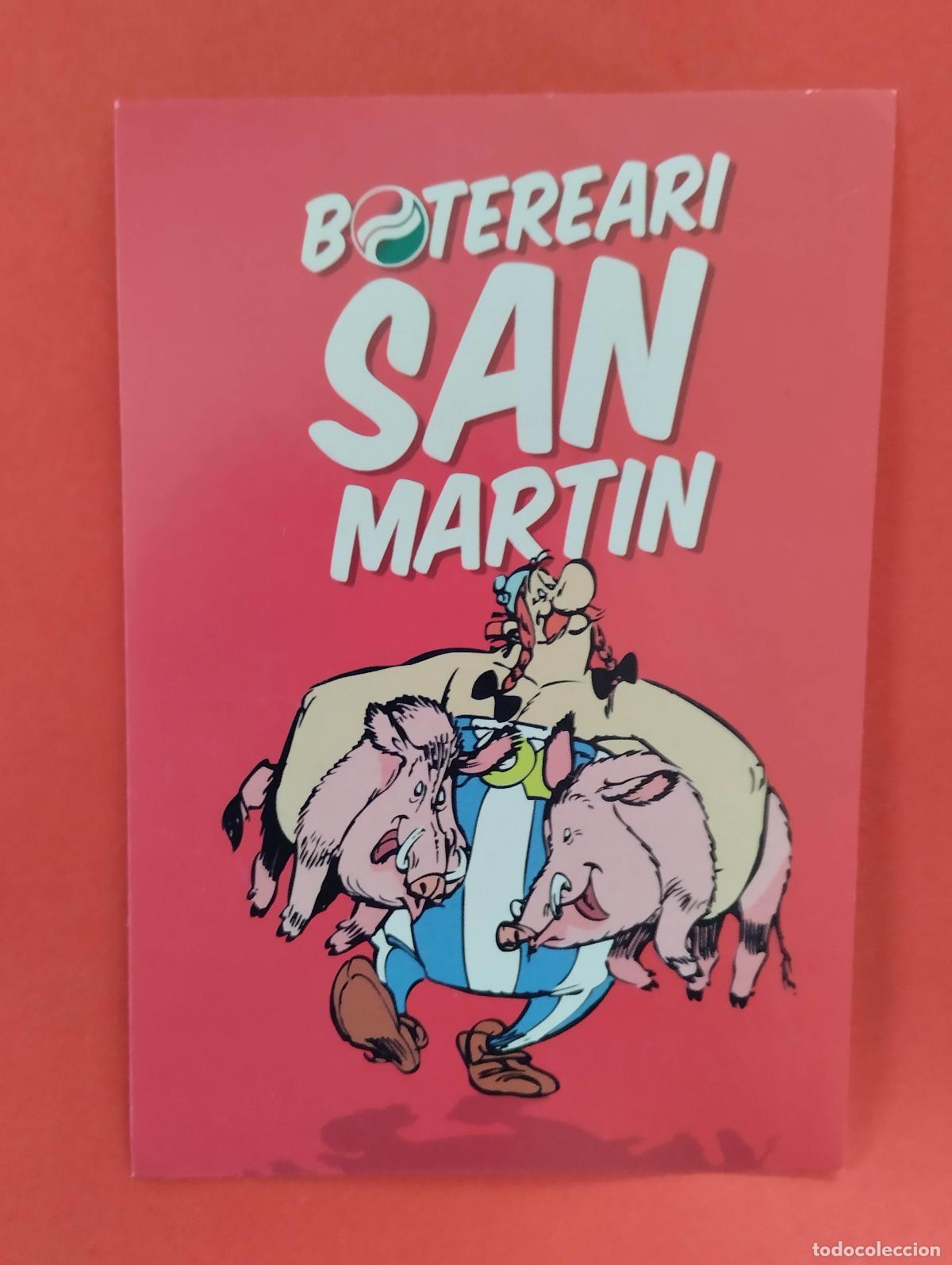 Pegatinas de colecci&oacute;n: PEGATINA POL&Iacute;TICA VASCA KASKAGORRI BOTEREARI SAN MARTIN ASTERIX OBELIX