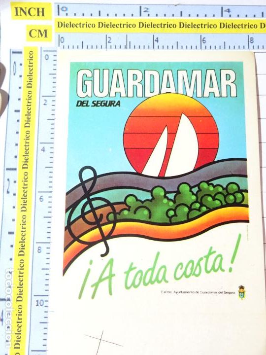 Collection stickers: PEGATINA DE TURISMO. GUARDAMAR DEL SEGURA, ALICANTE. 56