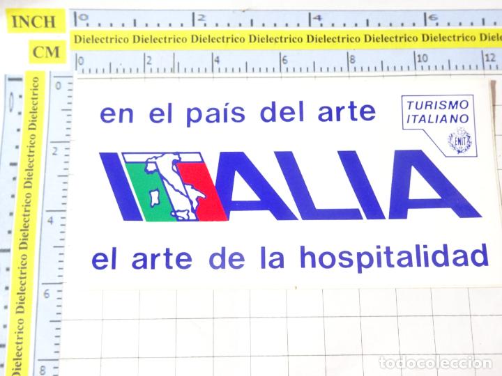 Autocolantes de cole&ccedil;&atilde;o: PEGATINA DE TURISMO. PATRONATO TUR&Iacute;STICO ITALIA. 62