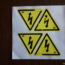 Caution Spring Tension Sticker lote de 4 pegatinas de peligro por tensión eléc - Buy Antique and ...