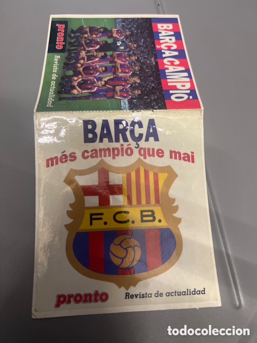 Autocolantes de cole&ccedil;&atilde;o: T1/E4/126. PEGATINA BAR&Ccedil;A CAMPIO REVISTA PRONTO