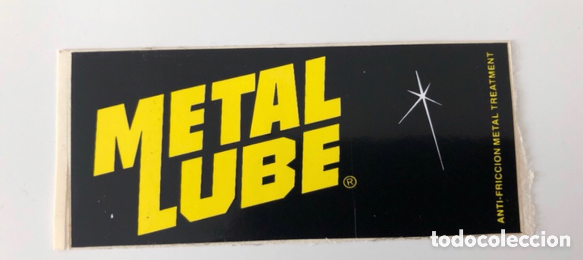 pegatina metal lube (nueva) - Compra venta en todocoleccion