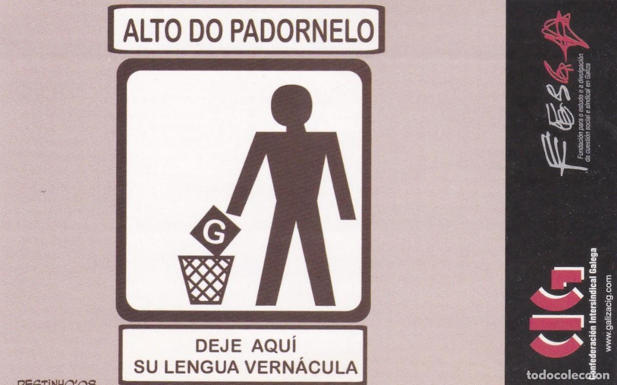 Pegatinas de colecci&oacute;n: PEGATINA CIG + FESGA. ALTO DO PADORNELO (GALICIA)