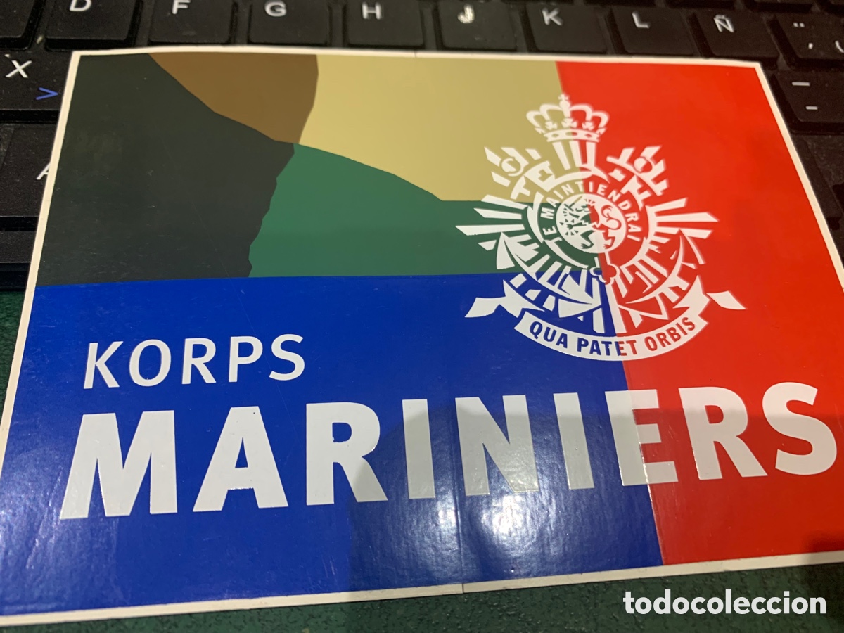 Pegatinas de colecci&oacute;n: Pegatina - Cuerpo de Infanter&iacute;a de Marina de los Pa&iacute;ses Bajos -